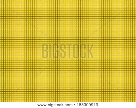 Vector background. Bright Trend color Yellow notebook cage