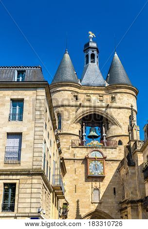 Grosse cloche, a medieval belfry in Bordeaux - France, Aquitaine
