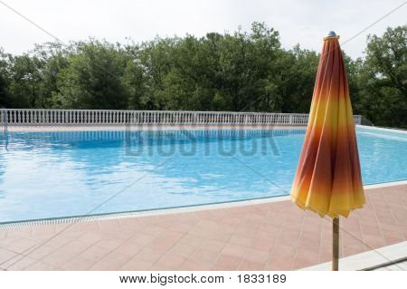 Swimmingpool med Balustrade