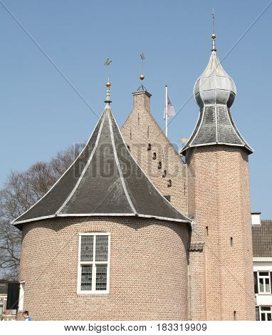 Coevorden.April-09-2017. Castle Coevorden from 1100 in the fortified Coevorden. The Netherlands