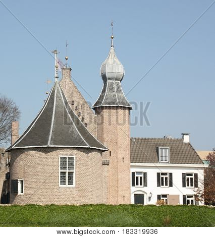 Coevorden. April-09-2017. Castle Coevorden from 1100 in the fortified Coevorden. The Netherlands