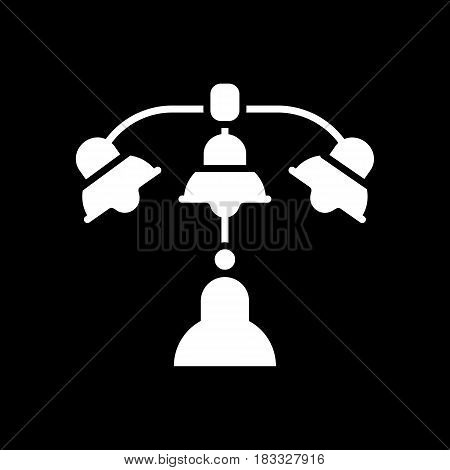 Lamps furniture light design electric vector illustration. Lamps decoration modern, classic bright bulb. Eps 10