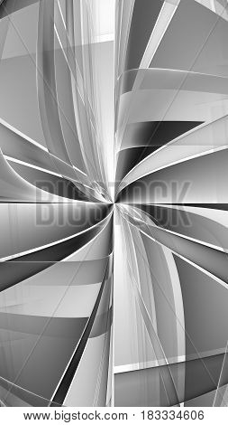 Monochrome pattern fractal background for creative design