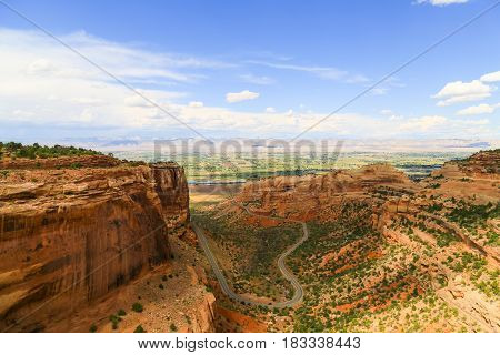 Fruita Canyon In The Colorado National Monument