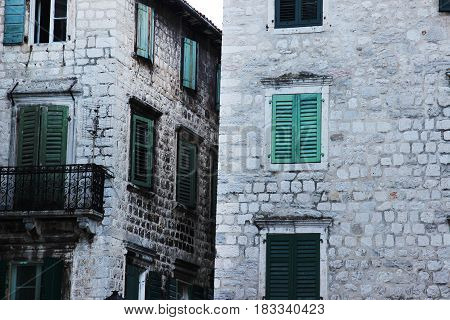 Old town, Budva. Montenegro. Old street in Budva