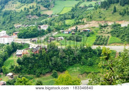 Macahel Valley In Eastern Black Sea, Artvin, Turkey.
