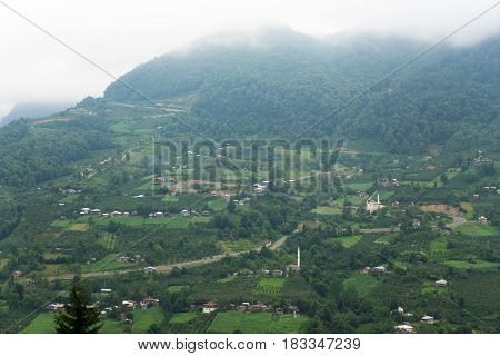 Macahel Valley In Eastern Black Sea, Artvin, Turkey.