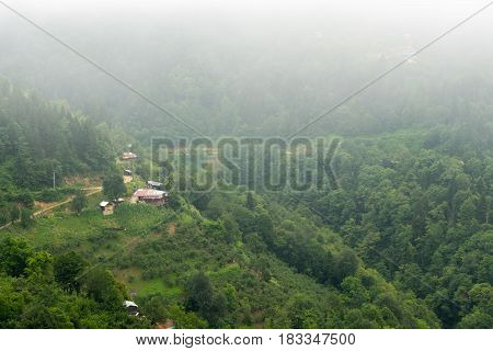 Macahel Valley In Eastern Black Sea, Artvin, Turkey.
