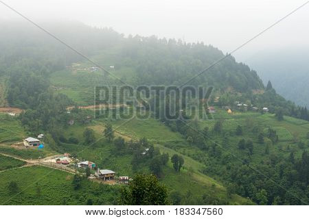 Macahel Valley In Eastern Black Sea, Artvin, Turkey.