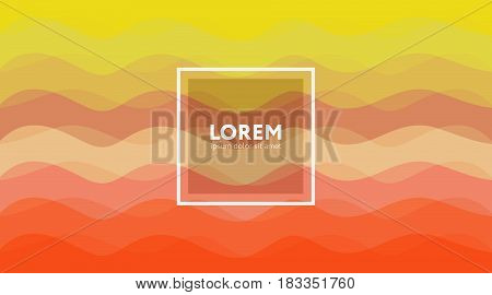 Vector Background In Orange Color Gamut. Abstract Background.