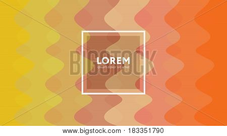 Vector Background In Orange Color Gamut. Abstract Background.