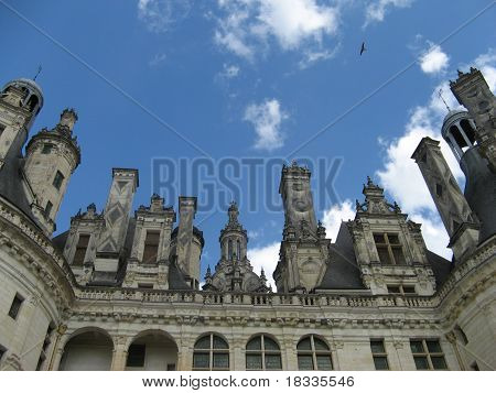 Fassade von Schloss Chambord