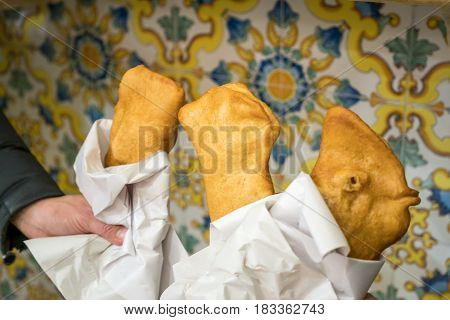 Traditional Fritta Food From Brindisi, Italy