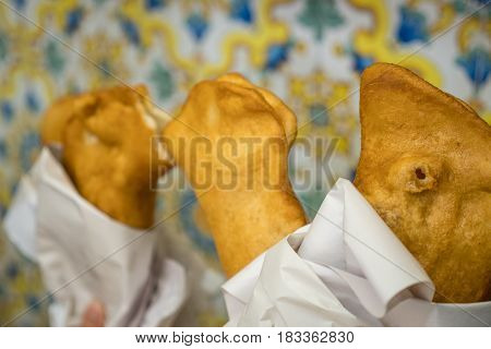 Traditional Fritta Food From Brindisi, Italy