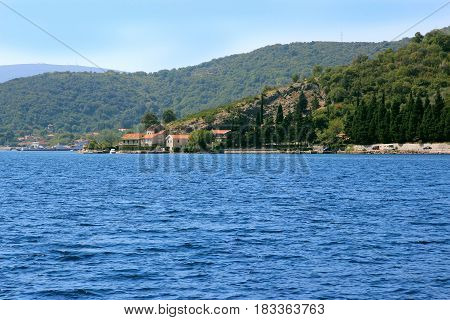 Bay of Kotor, Montenegro. Beautiful nature in Montenegro