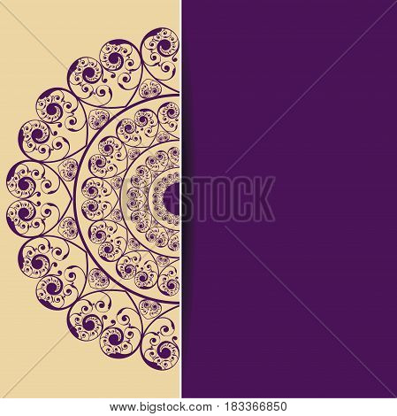 New Wedding Card design stock vector illustration