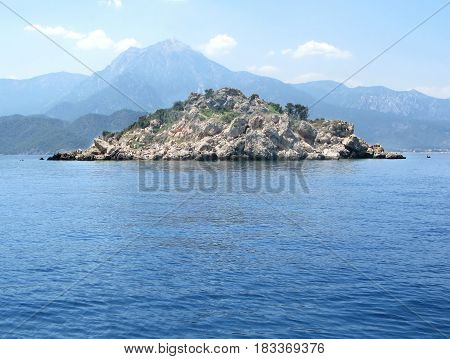 view of island in the mediteranean sea
