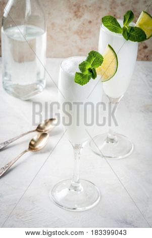 Italian Alcoholic Cocktail Sgroppino