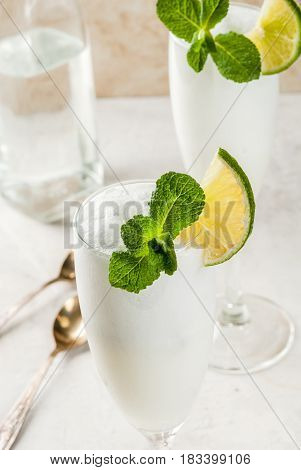 Italian Alcoholic Cocktail Sgroppino