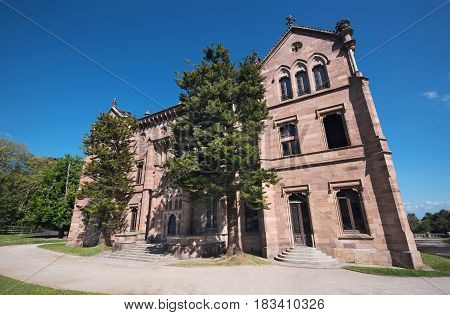 Palace of Sobrellano in Comillas Cantabria Spain.