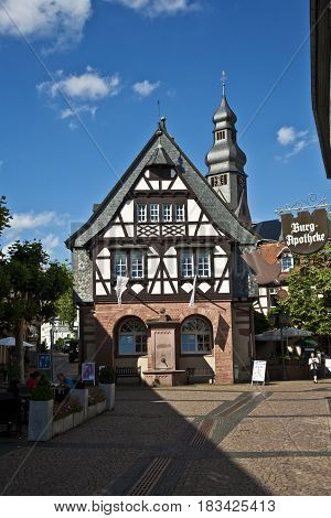 Old Renovated Half Timbered Houses