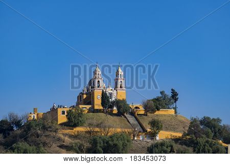 The Famous Pyramid Of Cholula