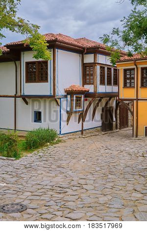 One of the Streets of an Old Plovdiv Bulgaria
