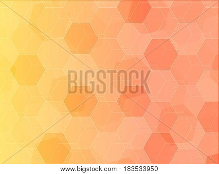 Sunshine polygon background abstract pattern mosaic design