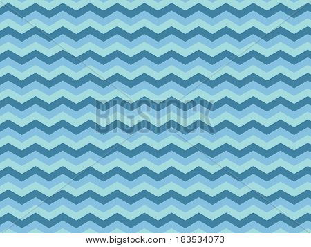 Blue Zigzag Textured Fabric Pattern Background seamless