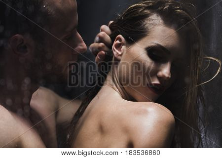Boyfriend Caressing His Sexy Girlfriend