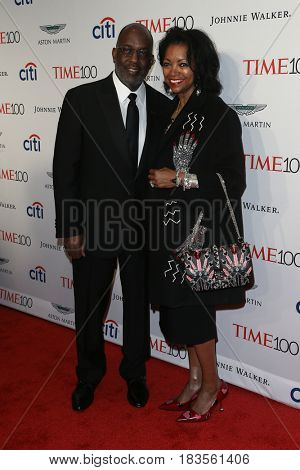 Bernard J. Tyson and Denise Bradley-Tyson attends the Time 100 Gala at Frederick P. Rose Hall on April 25, 2017 in New York City.