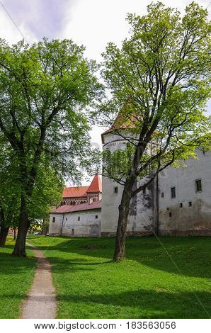 The Thokoly Castle In Kezmarok, .medieval Town In Slovakia.