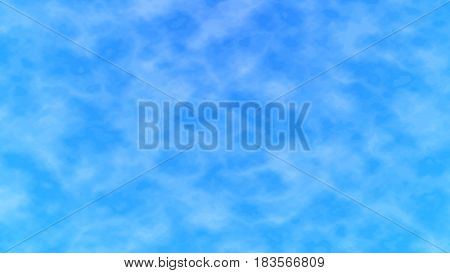 Blue summer sky with clouds. Vector, eps 10