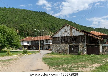 Panoramic view of medieval Sukovo Monastery Assumption of Virgin Mary, Serbia