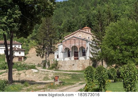 Panoramic view of medieval Sukovo Monastery Assumption of Virgin Mary, Serbia