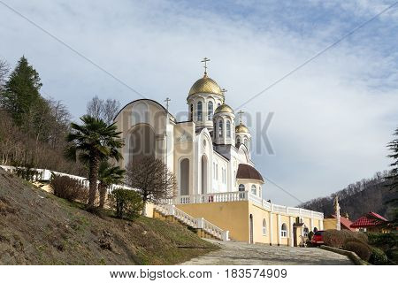 Church of Kazan icon of Our Lady in Dagomys, suburb of Sochi, South Russia