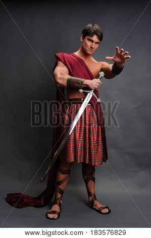 The warrior is in an epic battle for love.