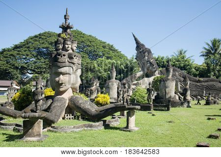 Laos Vientiane Xieng Khuan Buddha Park