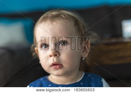 Portrait of a 2 year old girl