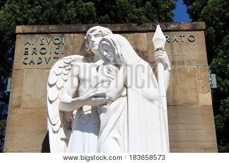 Sculptures In Prato, Italy