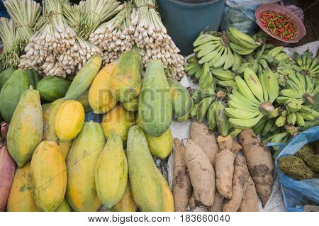 Laos Vientiane Talat Sao Market