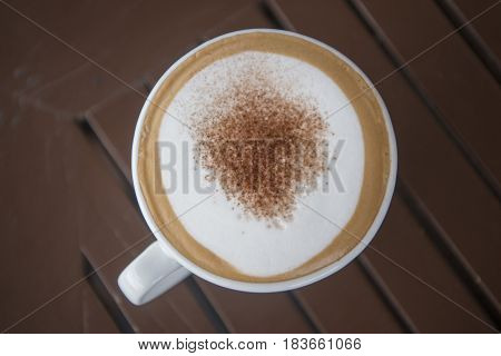 Laos Vientiane Cafe Cappuccino