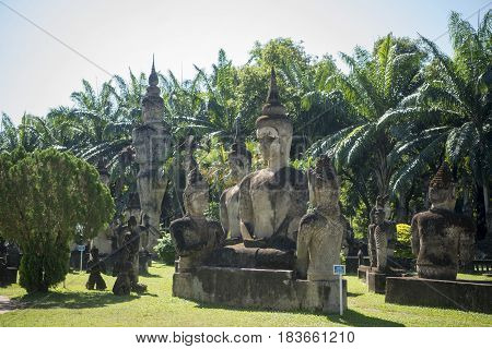 Laos Vientiane Xieng Khuan Buddha Park