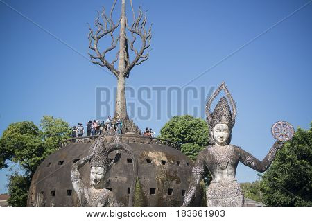 Laos Vientiane Xieng Khuan Buddha Park
