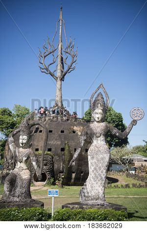 Laos Vientiane Xieng Khuan Buddha Park