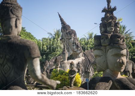 Laos Vientiane Xieng Khuan Buddha Park