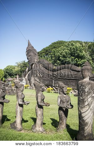 Laos Vientiane Xieng Khuan Buddha Park