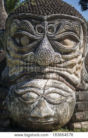 Laos Vientiane Xieng Khuan Buddha Park