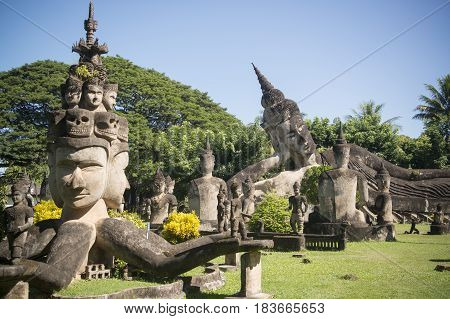 Laos Vientiane Xieng Khuan Buddha Park