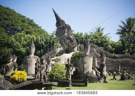 Laos Vientiane Xieng Khuan Buddha Park